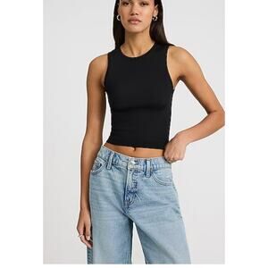 Express Black high neck Body Contour tank size small